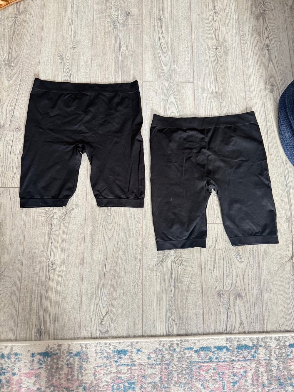 Black Bike Shorts - Stretchy Mid-Length NWOT Size XL/14/16
